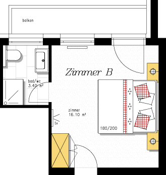 Zimmer Zauchtal B